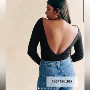 NWT Sezane Joanie Bodysuit Small